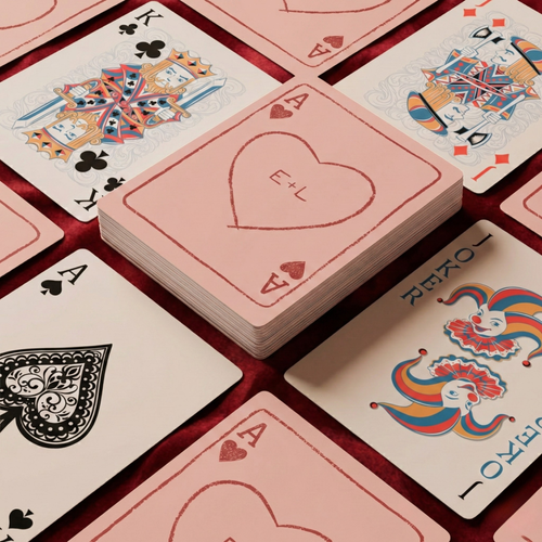 Custom Poker Playing Cards — Personalized Couple Gift
